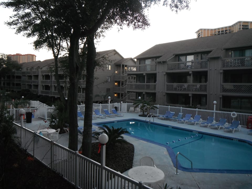 Balcony - Overlooking Outdoor Pool