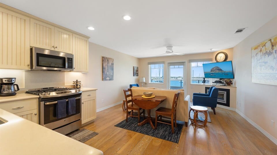 The open layout creates a spacious and airy space to soak in the views