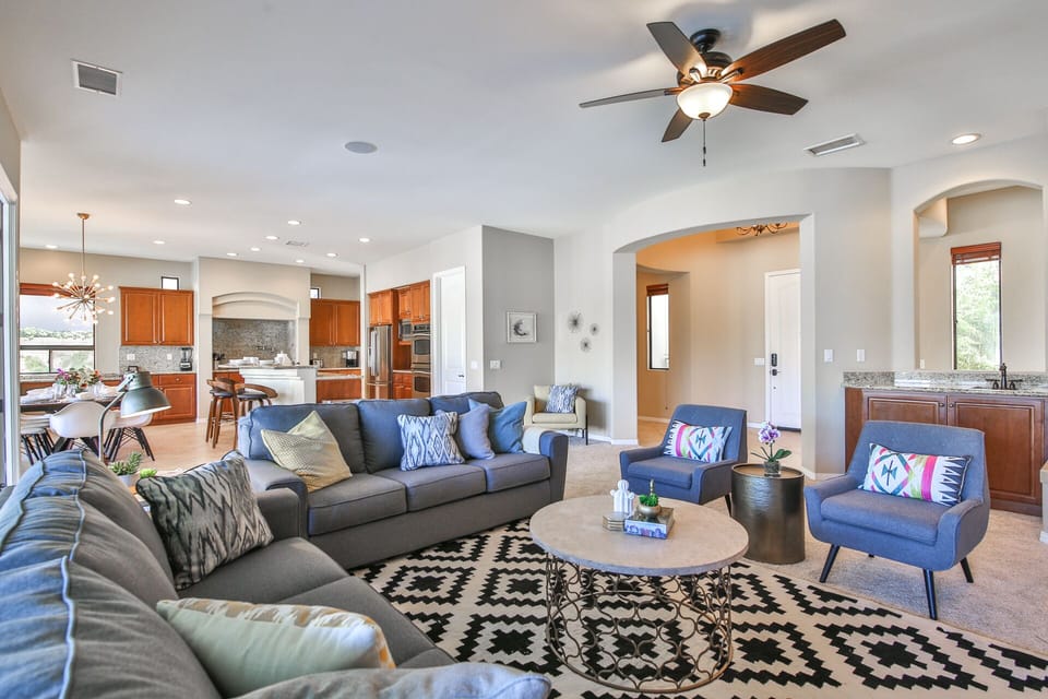 Sit and relax in the living room