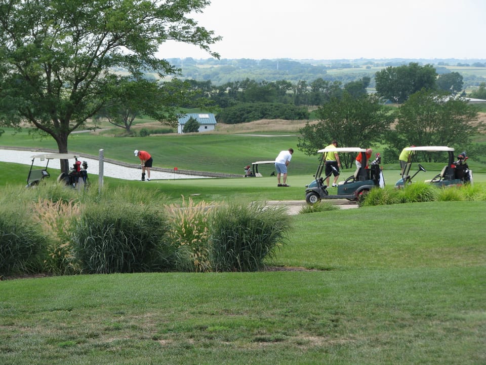 Highlands public golf course view