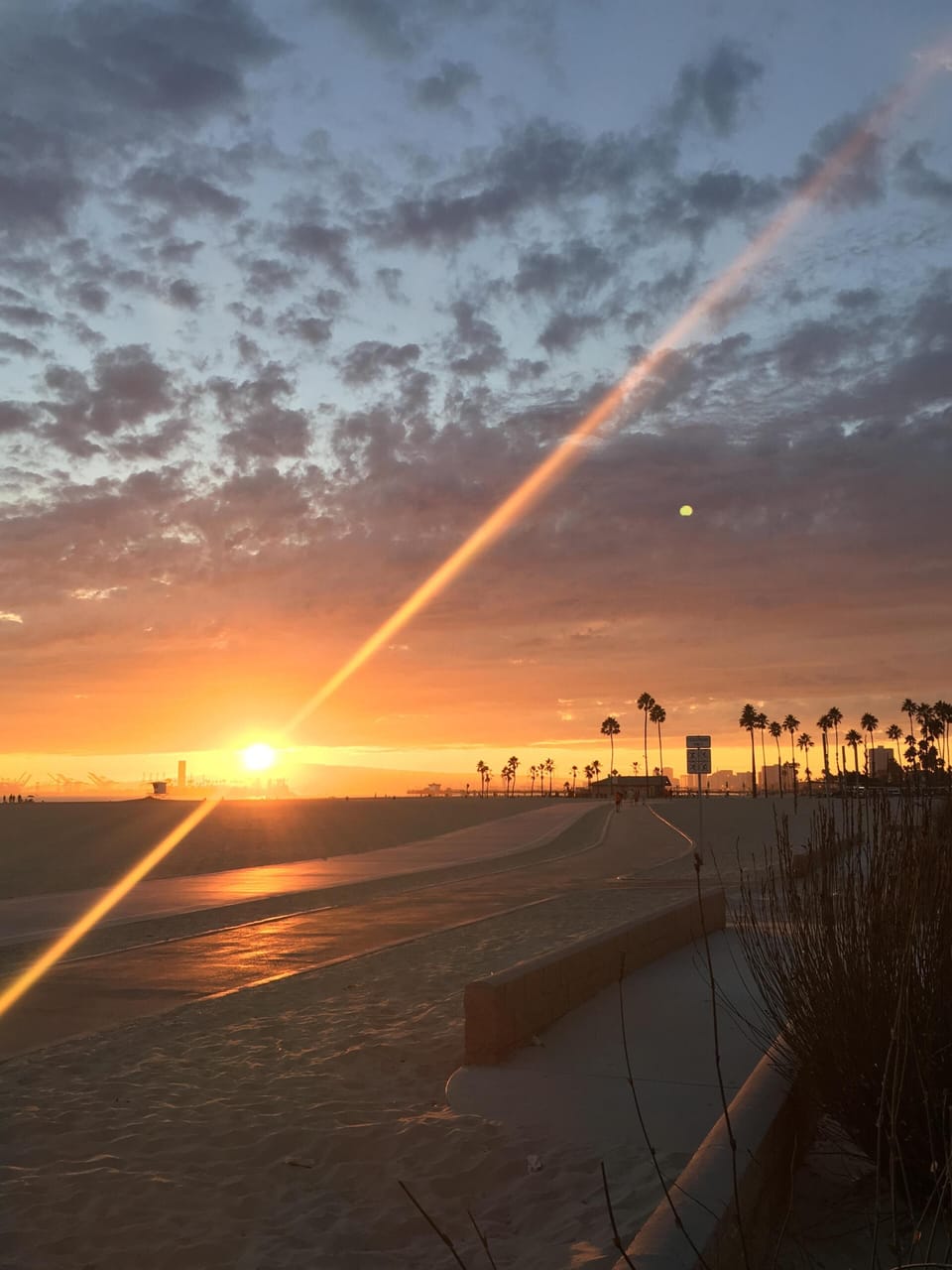 another beautiful sunset at the end of our street