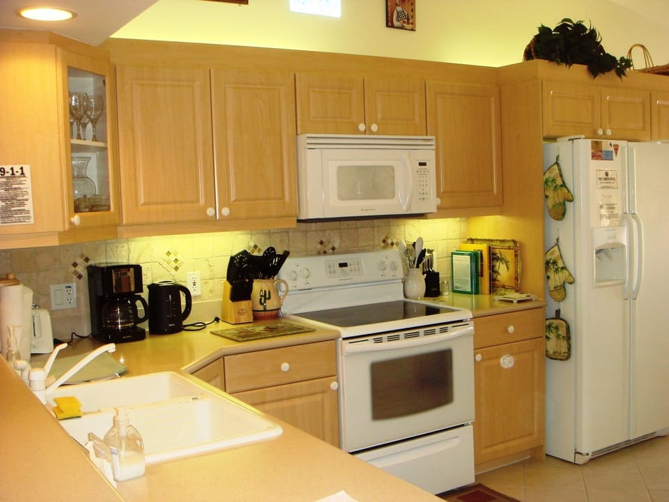 Fully appointed and equipped kitchen
