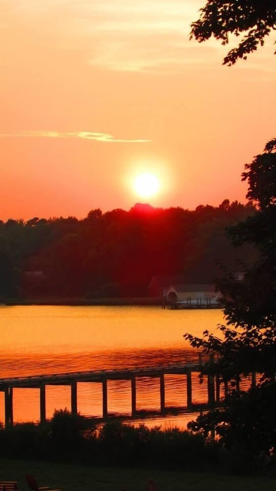 Sunset across the river -  Unwind at the end of the day with this amazing view.