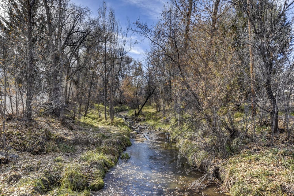 Granite Creek located along east border of complex