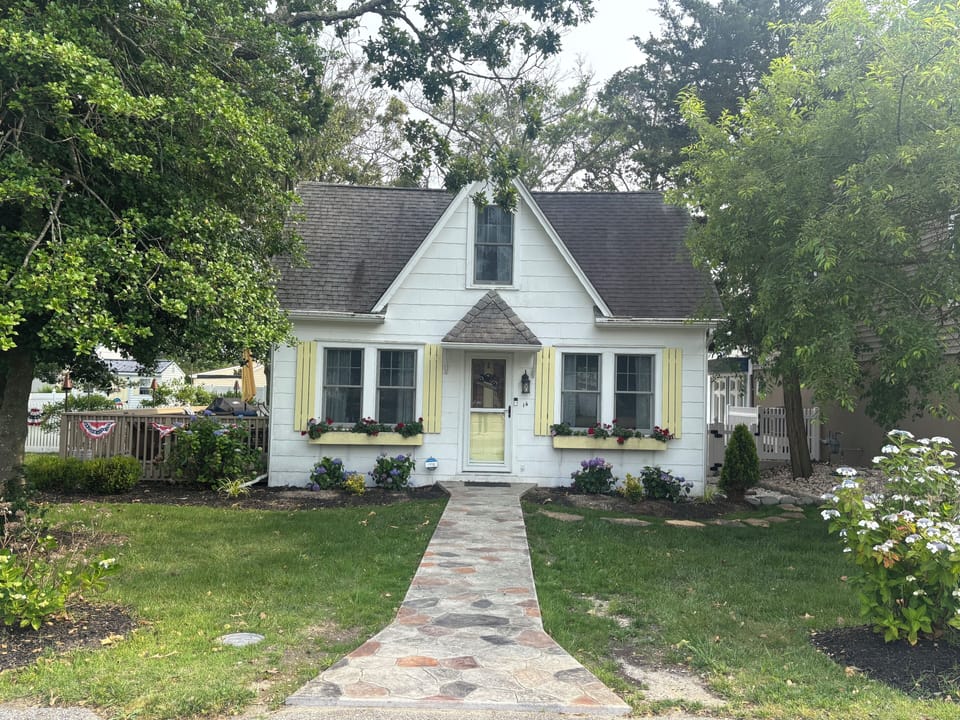 Front view from road