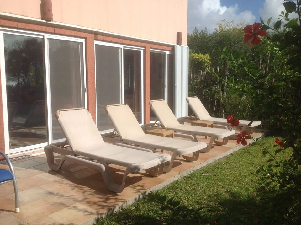 Grab some sunshine on the front patio--private with a view!