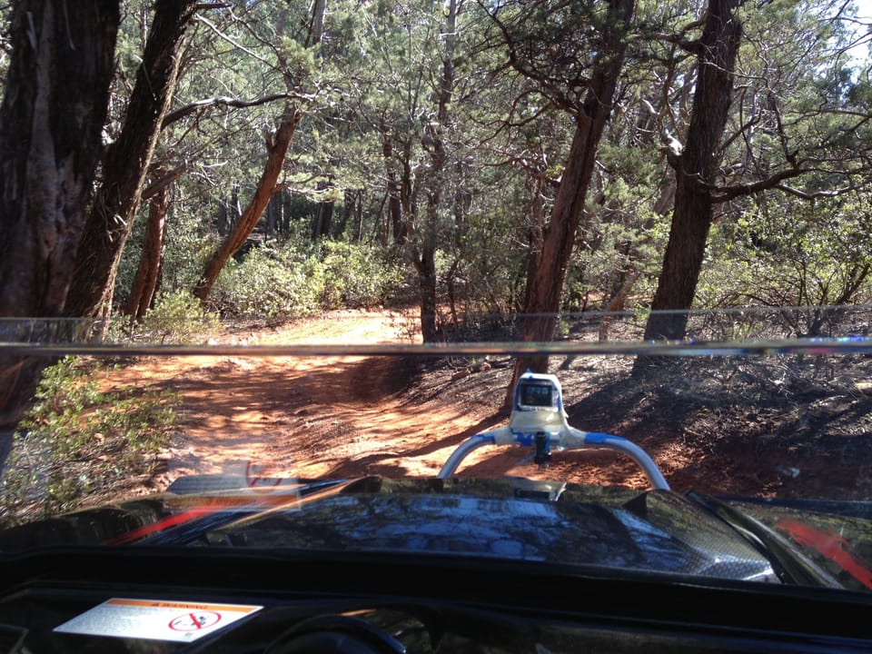 Taking out the 4WD on the very beautiful Broken Arrow Trail. Mountain Bikes too!