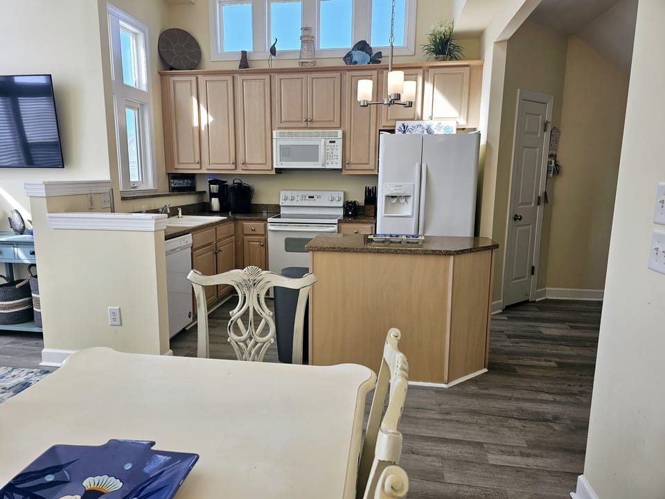 Bright open kitchen 
