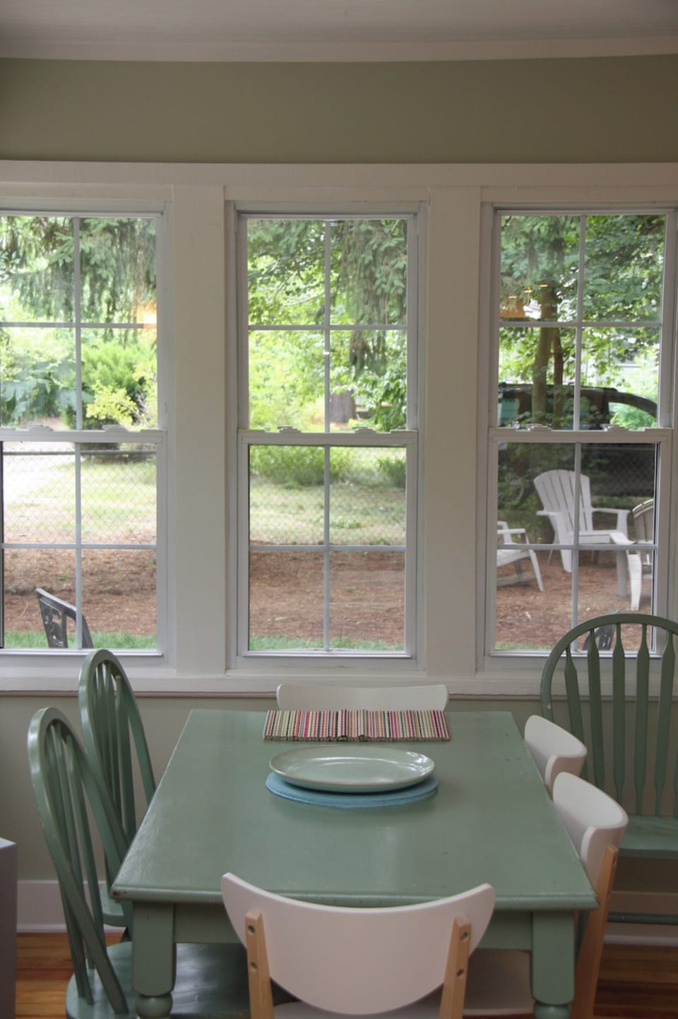 Dining area looking out to yard