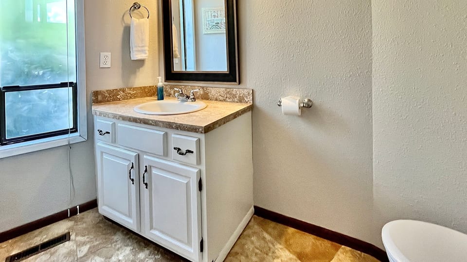 Main floor half bath