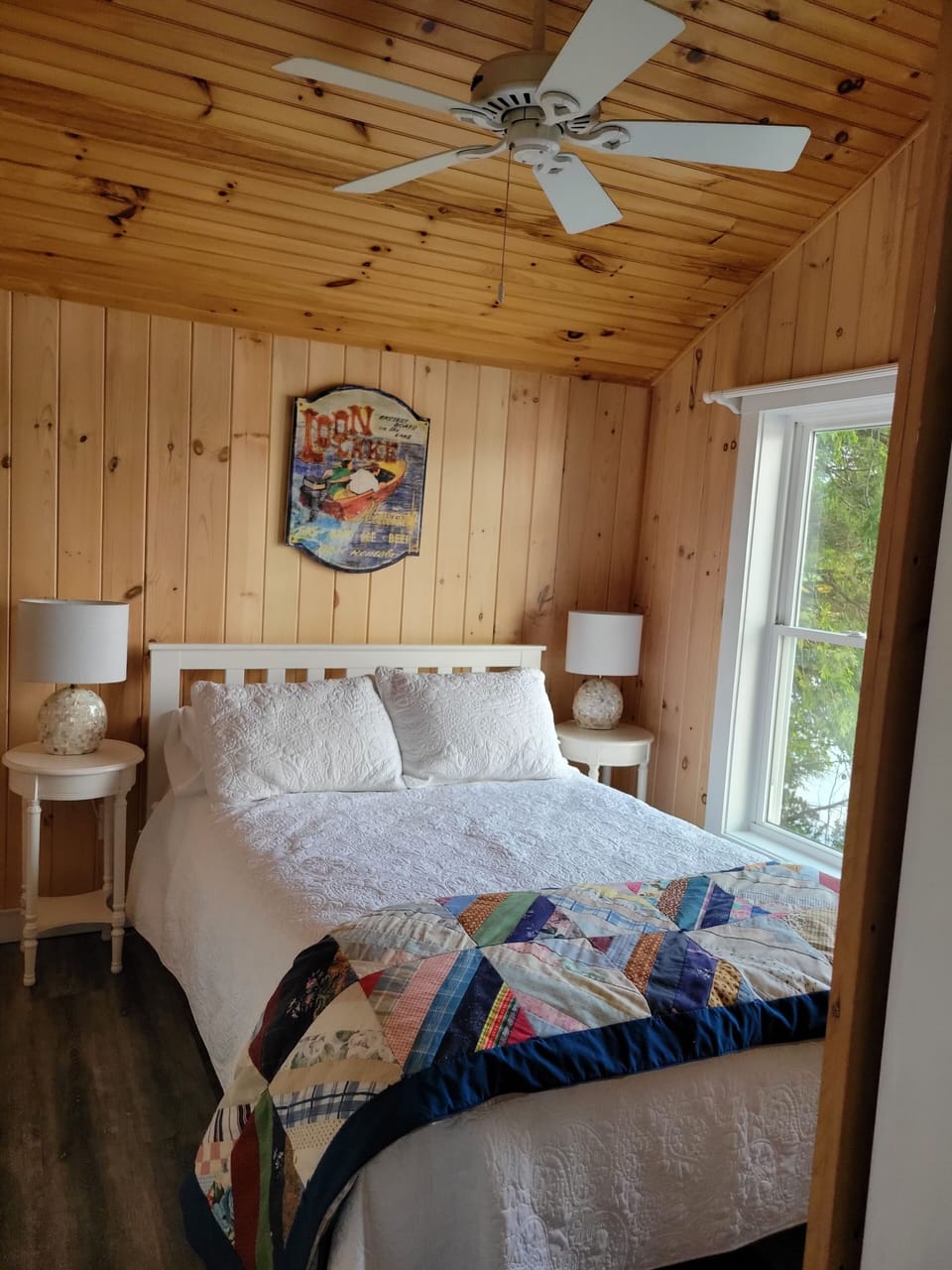 Lake Side bedroom full size bed