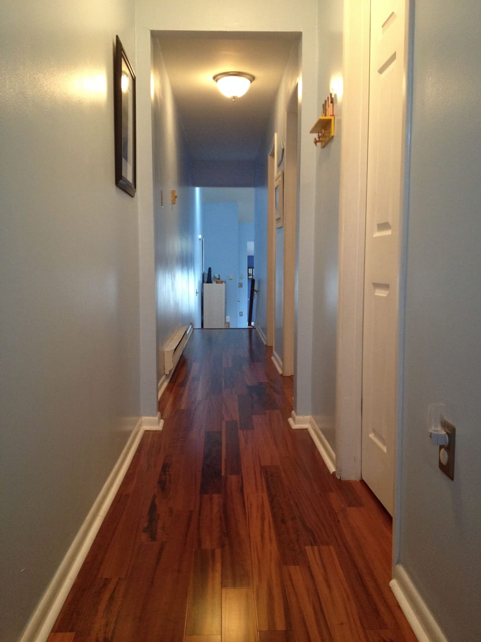 Hallway to the bedrooms.
