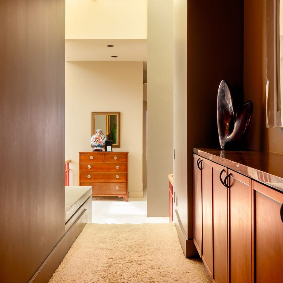 Hallway from upstairs secondaries to loft area