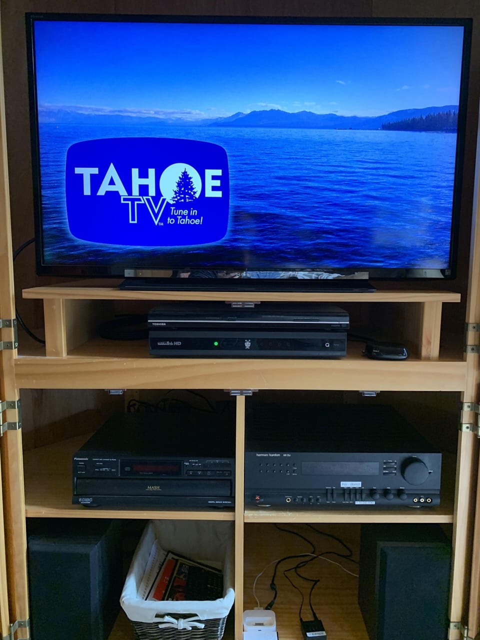 HDTV with cable and streaming services