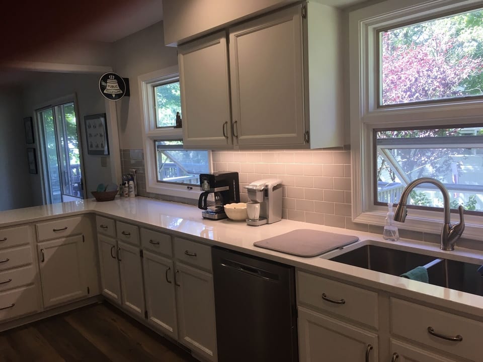 Recently updated kitchen.