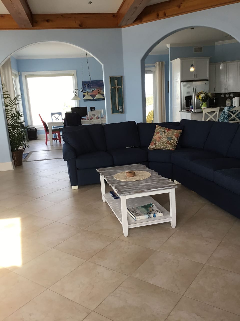 Downstairs living area