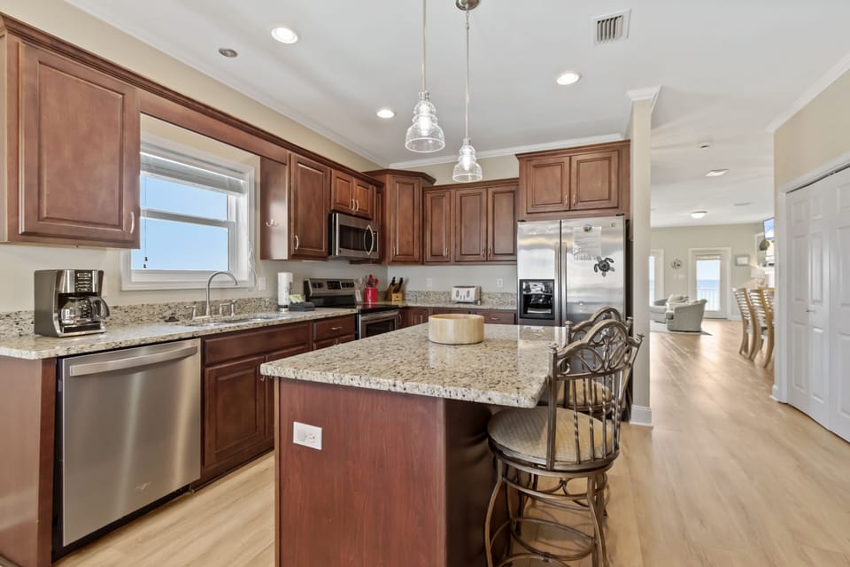 Breakfast bar seating