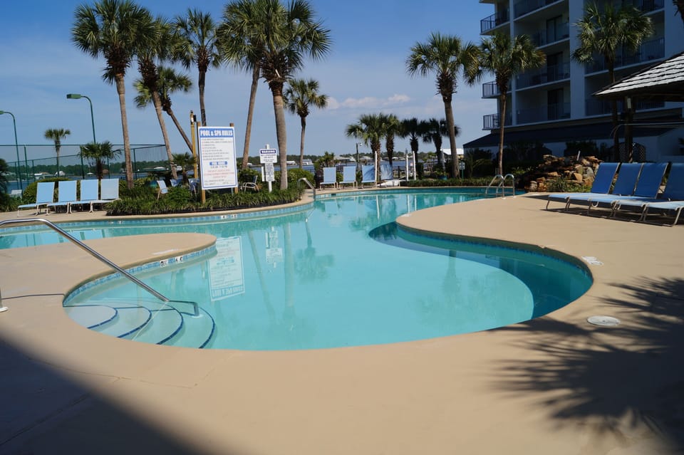 Our lovely pool.
