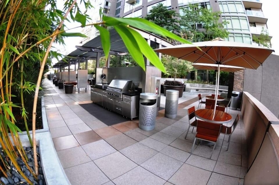 BBQ suites on 4th floor deck area.