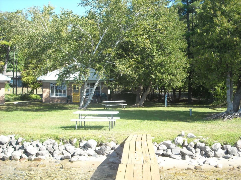 Picnic by the water or swim off the dock!