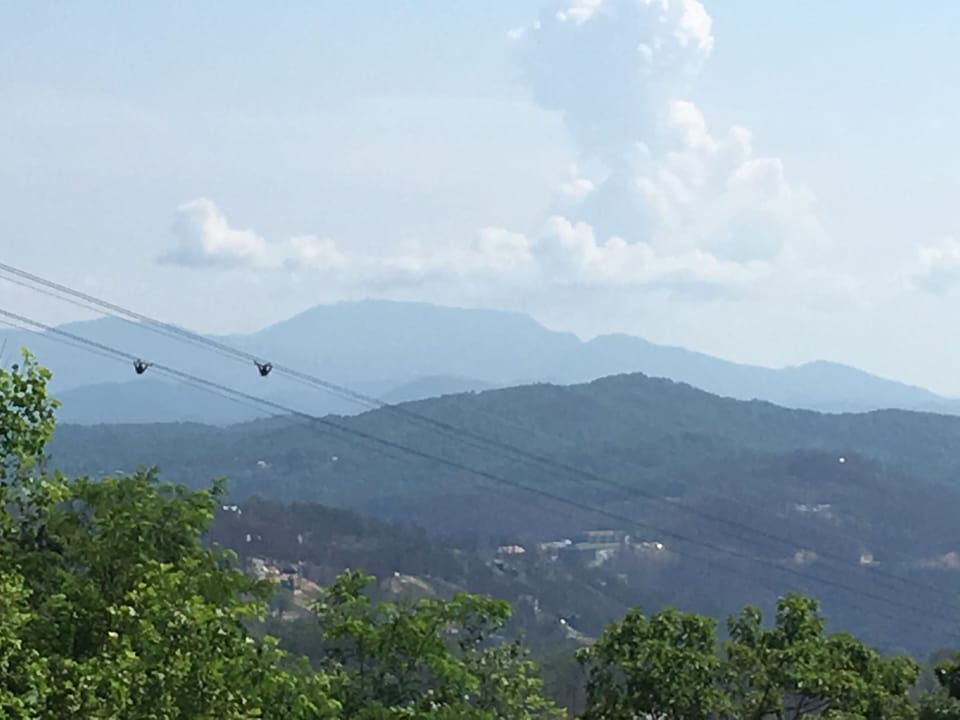 Amazing view of  Gatlinburg, Ober TRAM and National State Park.