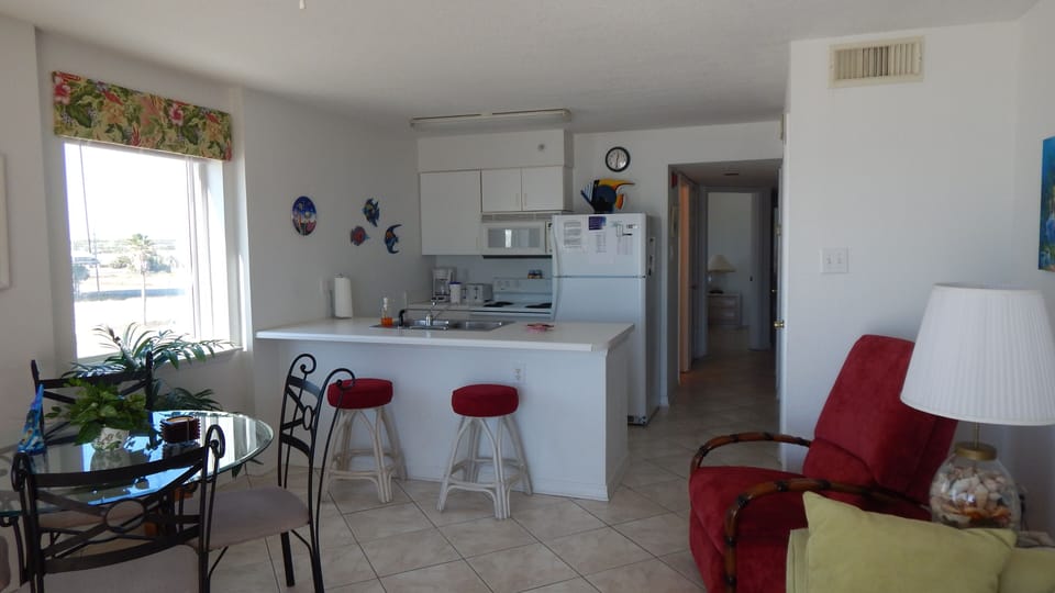 View into Condo From Sliding Door