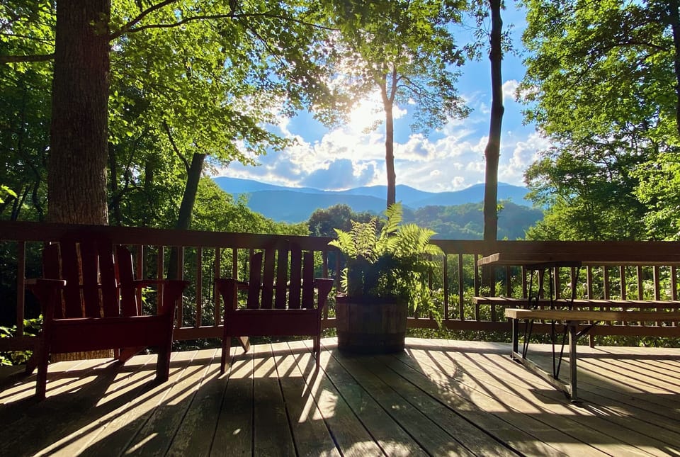 View from the deck