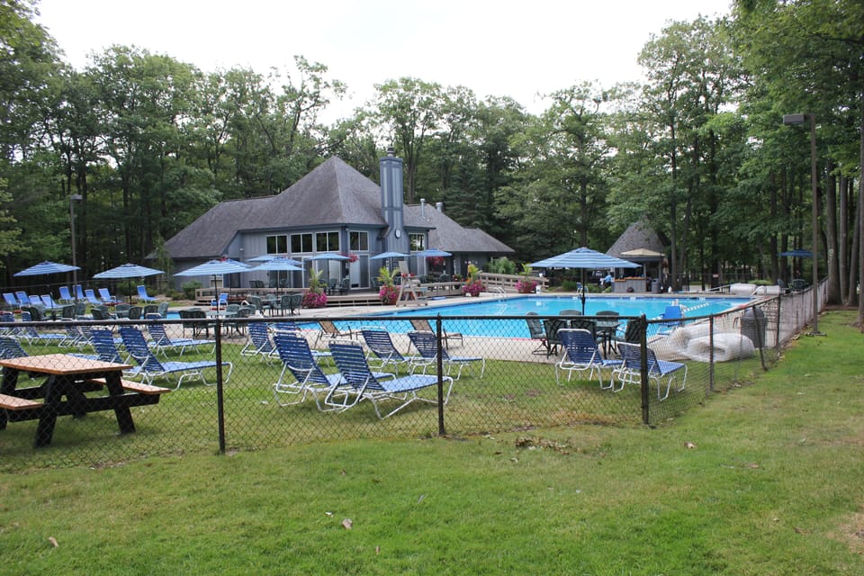 The South Ridge pool complex located just across the street.