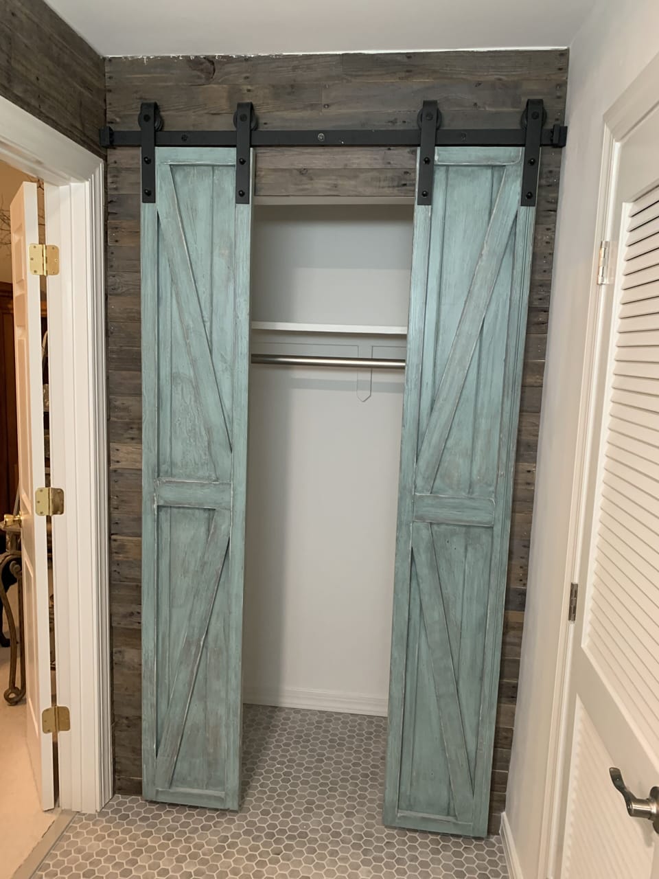 Closet in master bathroom