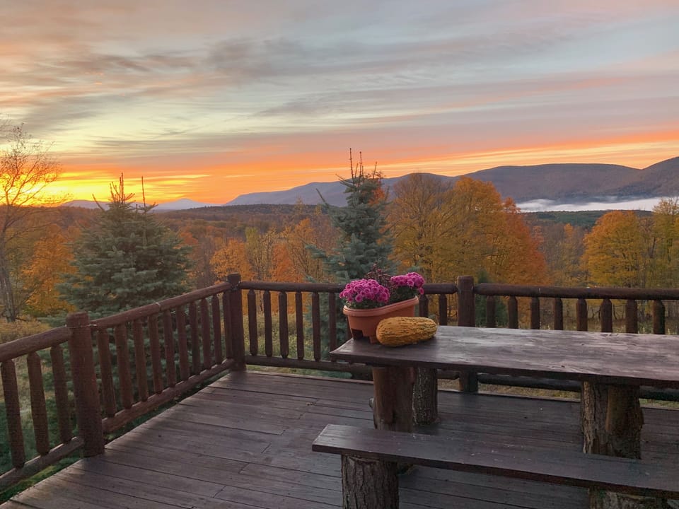 Fall Folliage. Views of Hunter Mountain!