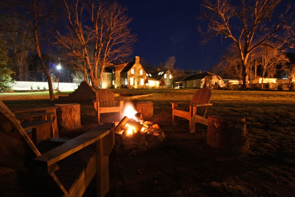 From the firepit in the huge backyard (Firewood Provided!)