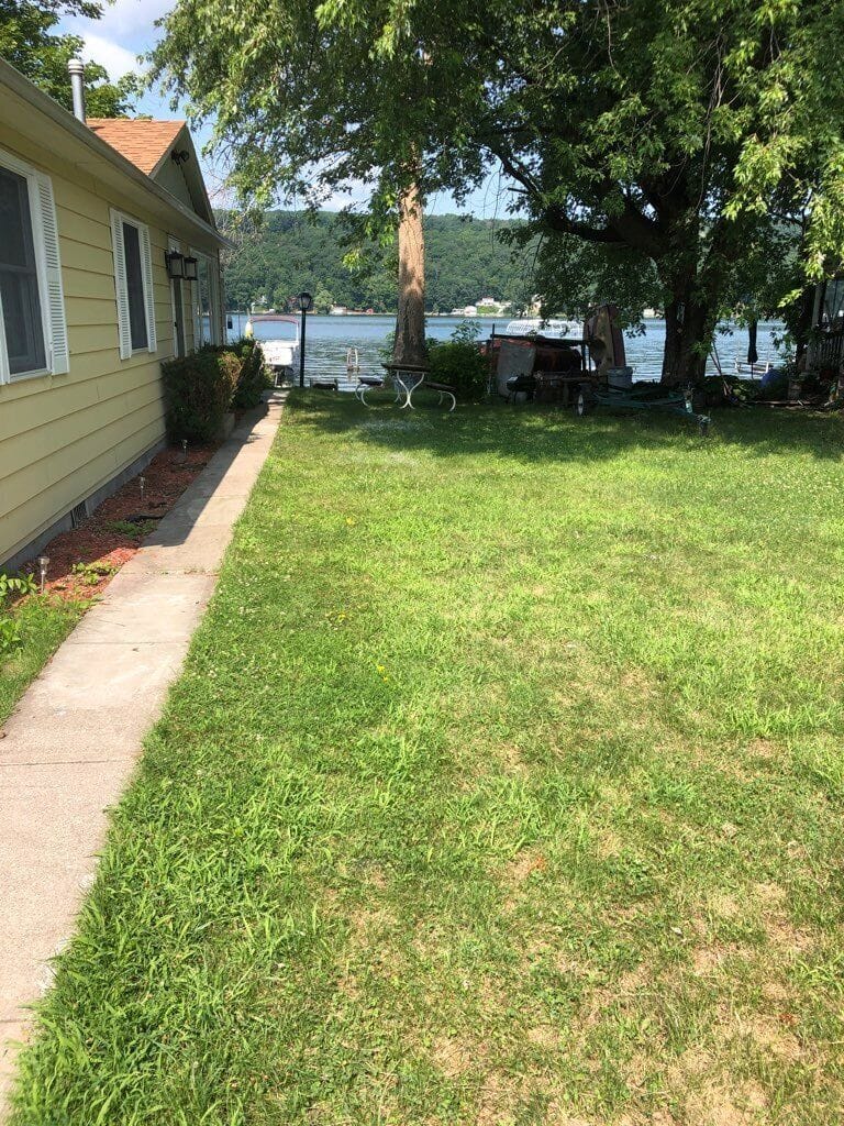 Walk to front door