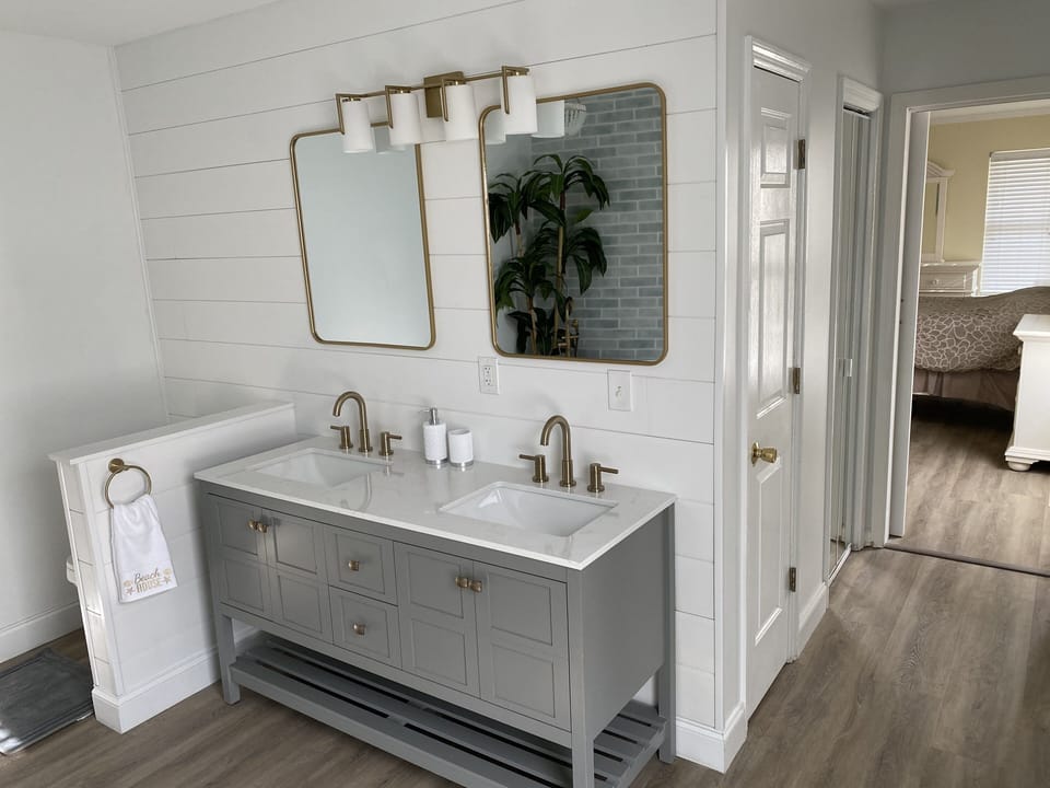 View of the rest of the master bath 