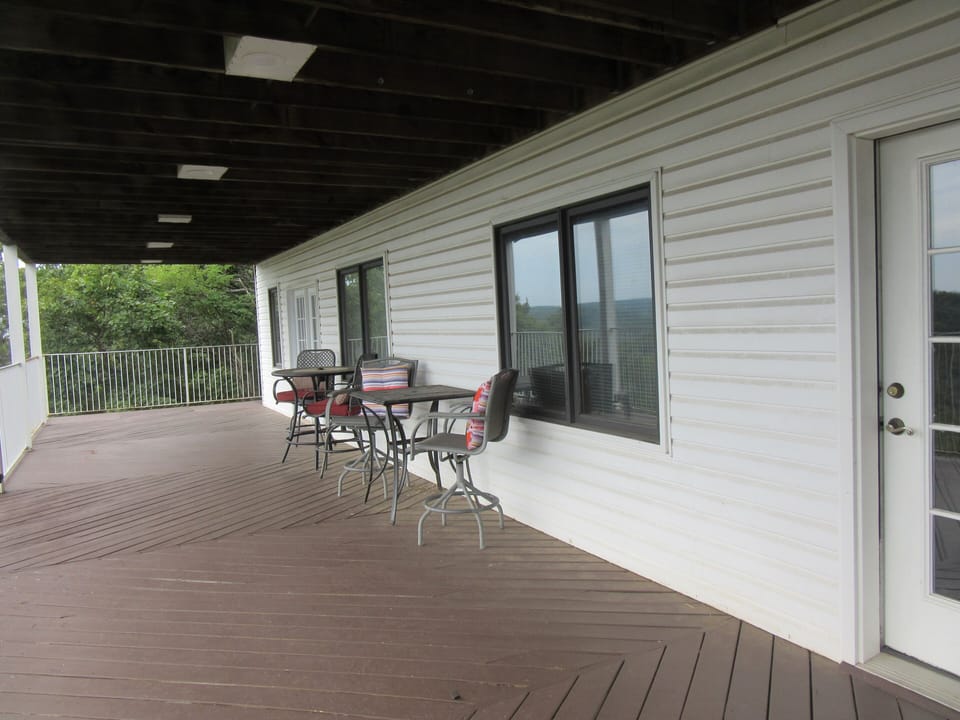 Lower deck with same awesome view as top deck.