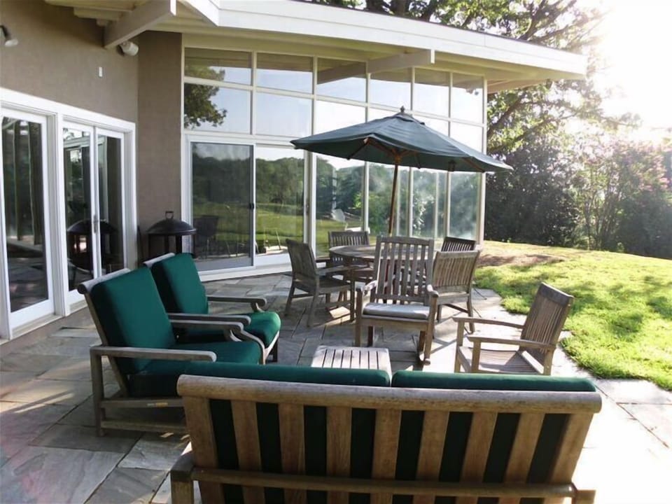 Back Patio off Kitchen and Dining Room
