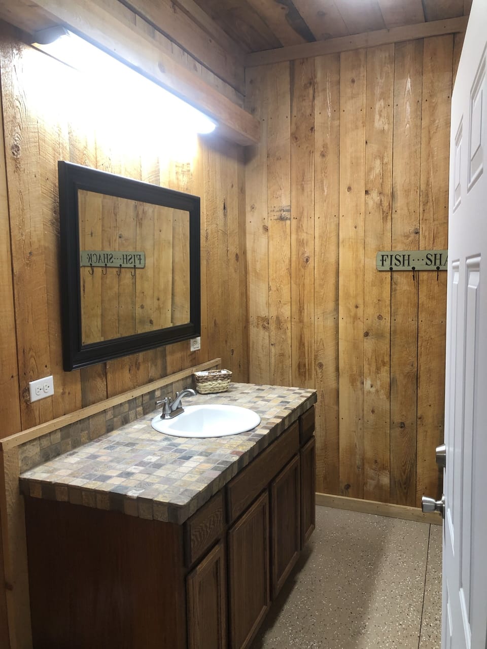 Bathroom Sink in the back building