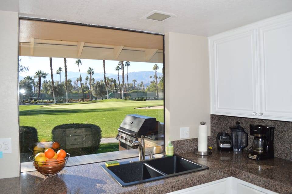 View from kitchen