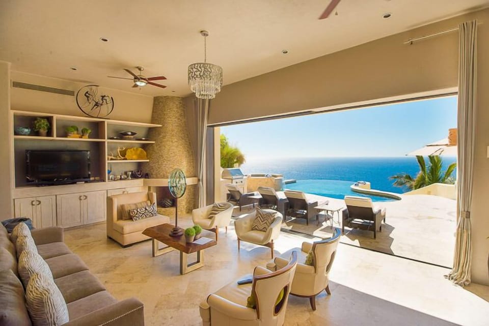 Beautiful modern decor on main level and throughout villa
