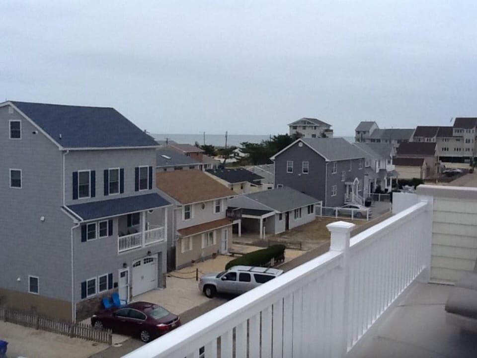 Ocean and bay views from roof deck