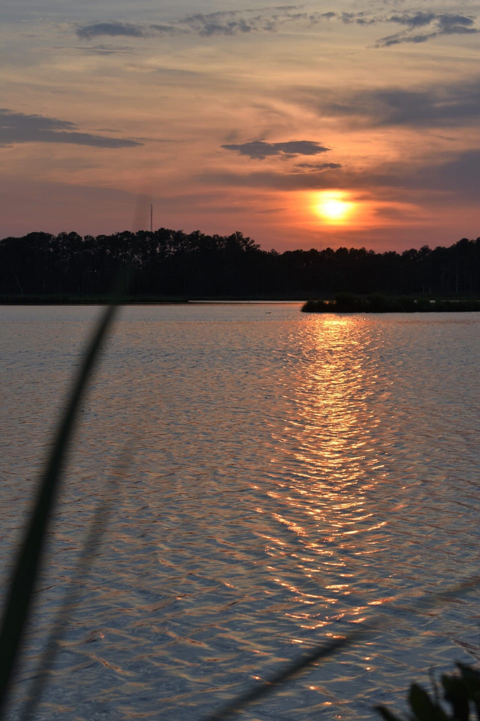 Sunset on the watershed