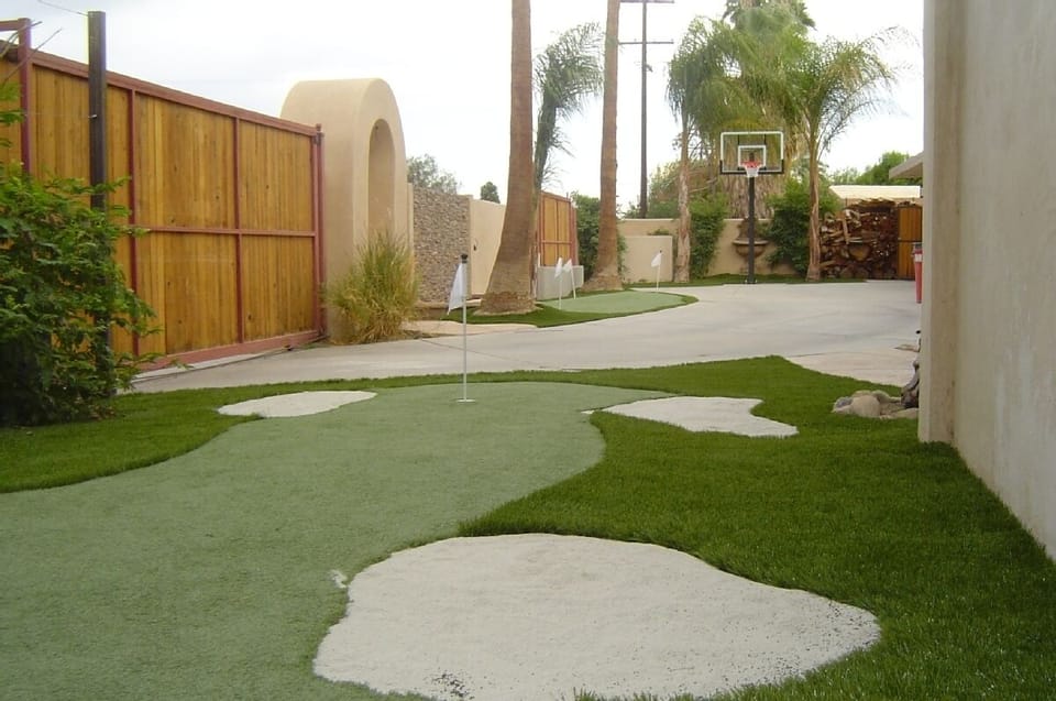 Putting Greens and Basketball