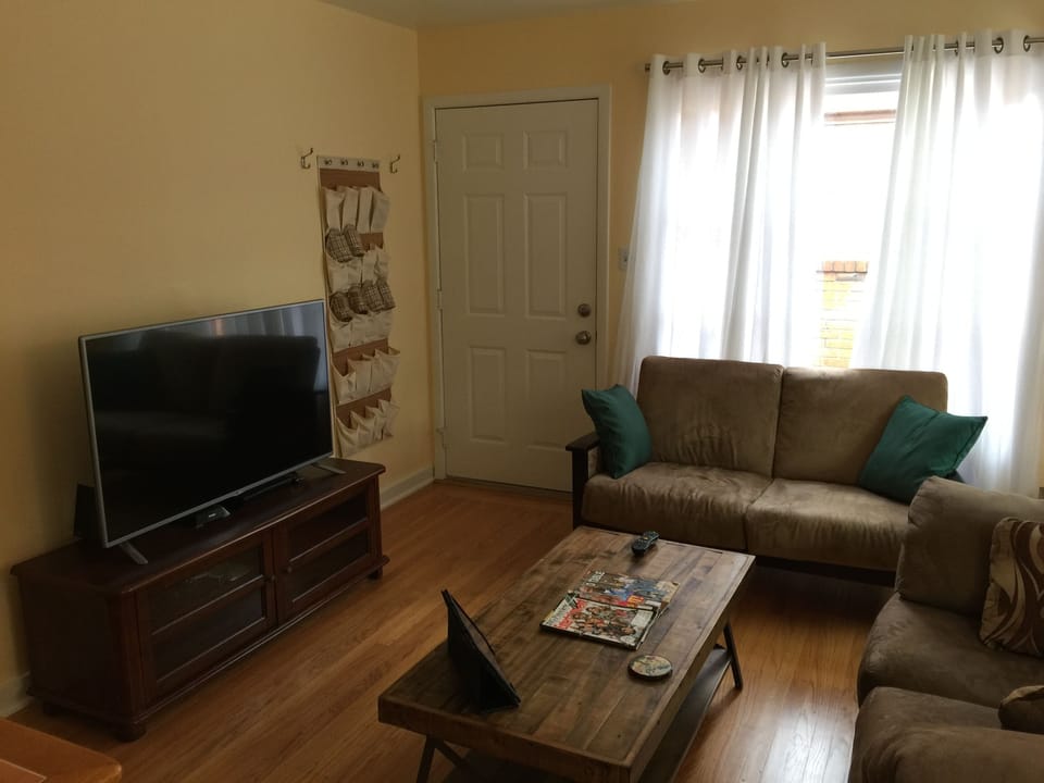 Living room looking from kitchen.