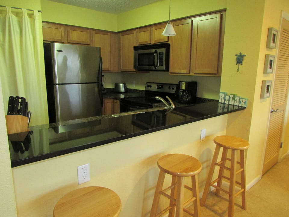 Bar by the kitchen