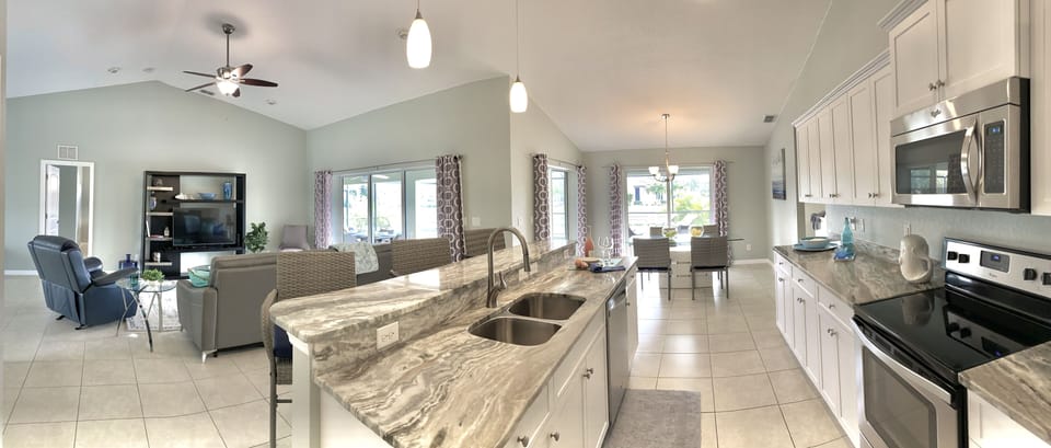 Kitchen is fully equipped for your vacation.