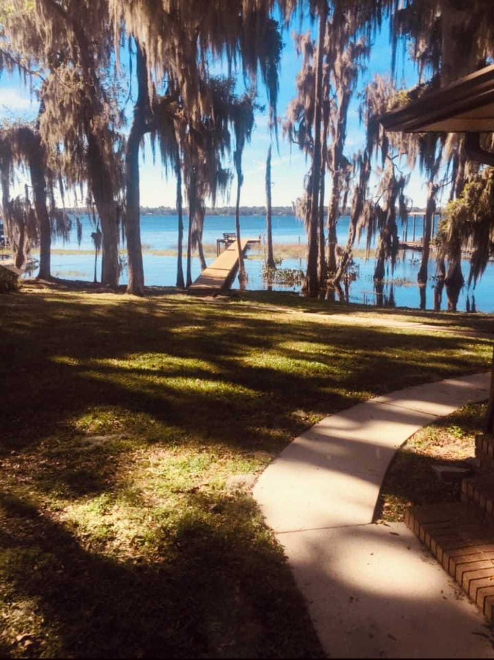 View outside master window, new dock