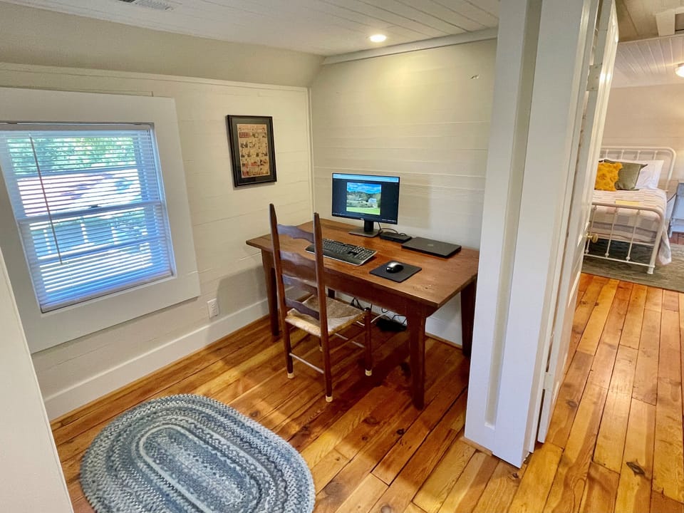 Dedicated Office Workstation with 24" monitor and dock