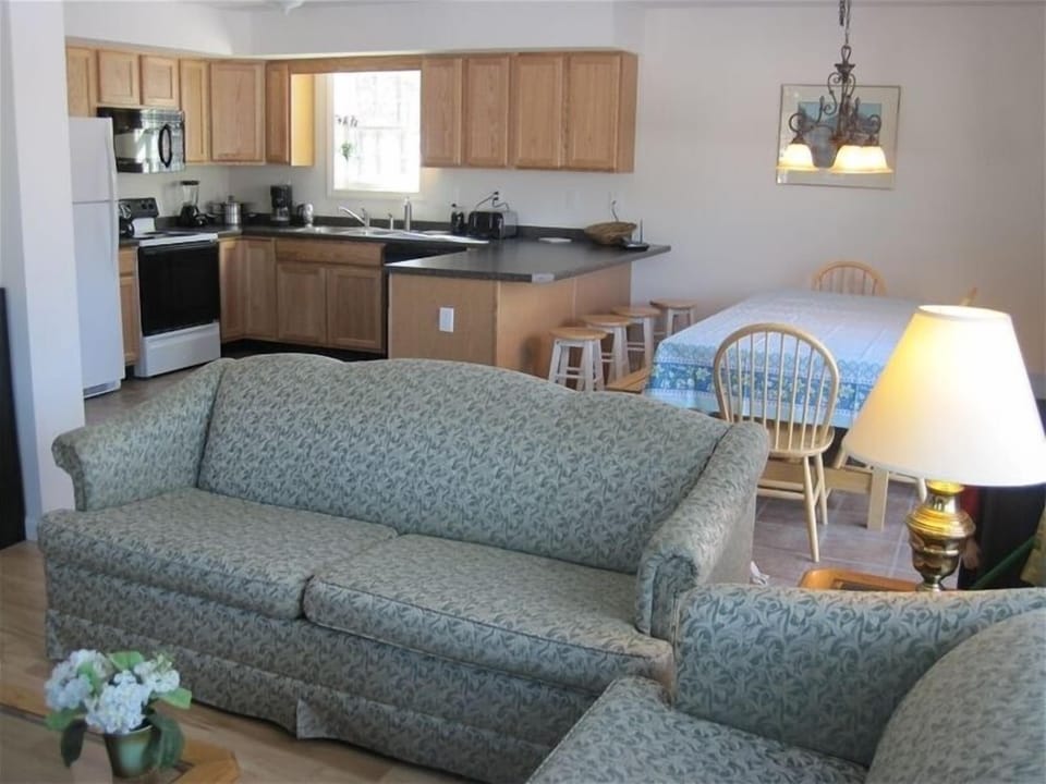 Open Floor Plan encourages festive gatherings! 3 full couches- flat screen tv