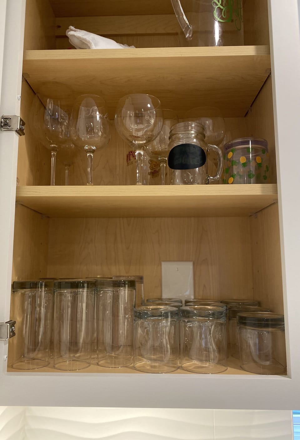 Fully stocked kitchen