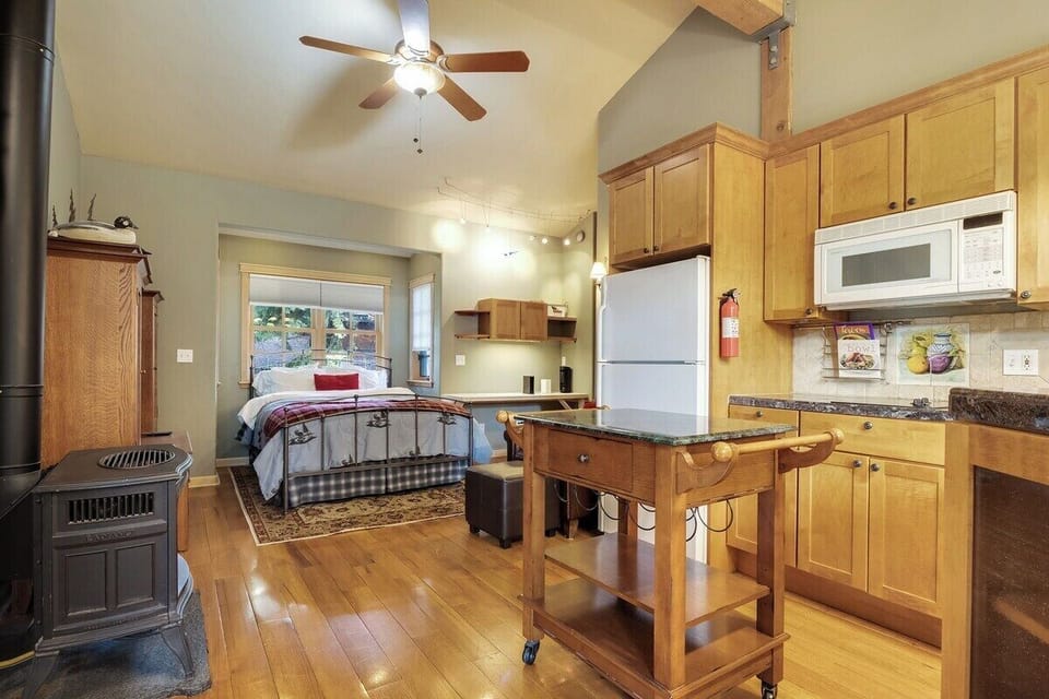 Aprtment Kitchen with queen bedroom attached