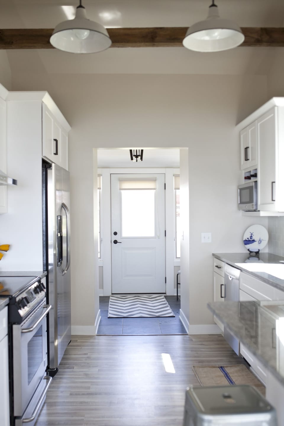 Kitchen and entry view